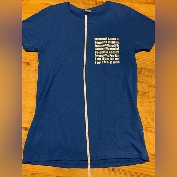 The Office Charity Run Blue Tee (Sz S) - Picture 4 of 6